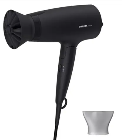 Philips 3000 series BHD308/10 Čierna / Sušič vlasov / 1600W / 3 rýchlosti-teplot / Thermoprotect