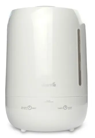 Deerma F600 biela / ultrazvukový zvlhčovač vzduchu / 25W / miestnosť až 30 m-2 / 300 ml-h / zásobník na vodu 5 L / 36 dB