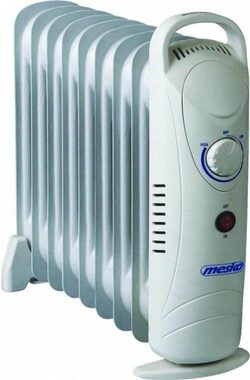Mesko MS 7805 biela / Elektrický olejový radiátor / 9 rebier / 1000W