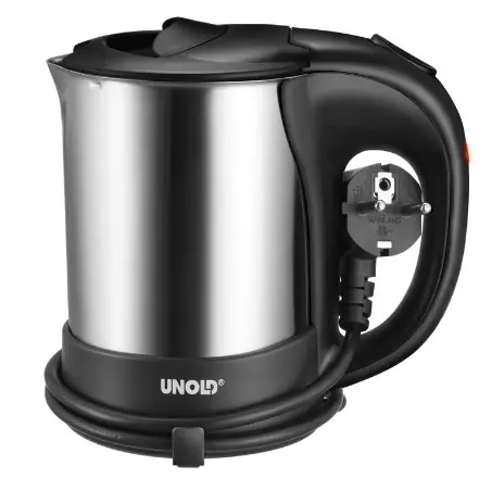 Unold 18575 strieborná / cestovná rýchlovarná kanvica / 1000 W / 0.5 L