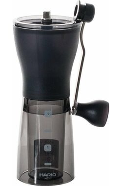 Hario Mini Mill Slim PLUS čierna / mlynček na kávu / zásobník 24 g / ručné