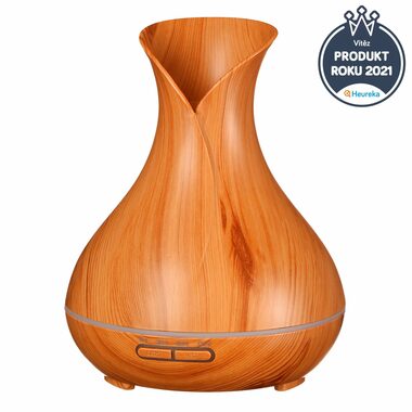 SIXTOL Vulcan svetlé drevo / Aróma difúzer / 350ml / 12 W / Automatické vypnutie