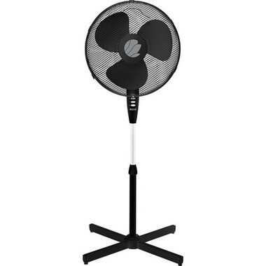 ECG FS 40a čierna / stojanový ventiláor / 50 W / 3 rýchlosti / 40 cm / výška 126 cm 
