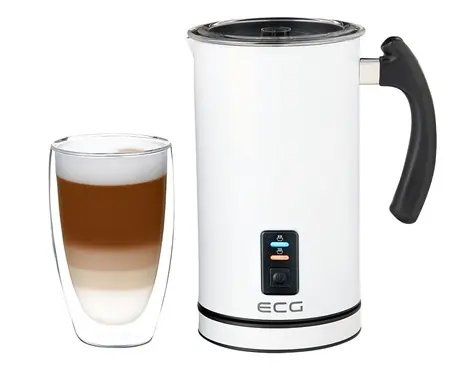 ECG NM 216 biela / napeňovač a ohrievač mlieka / 650 W / 500 ml 