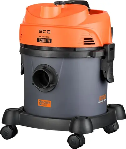 ECG VM 2120 Hobby / Viacúčelový vysávač / 1200 W / 12 L / 81 dB / rádius 8 m / kábel 5 m 