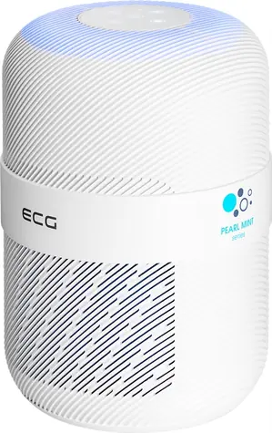 ECG AP1 Compact Pearl biela / Čistička vzduchu / 30 W / pre miestnosti do 14 m2 / 120m3/h / HEPA fiter / 2 režimy 