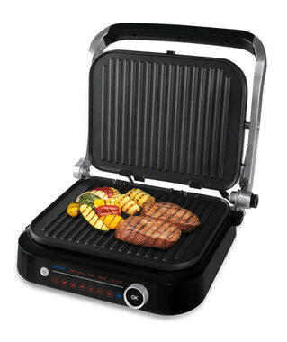 Orava Grillchef-2 čierna / Stolný gril / 2100W / 6 programov