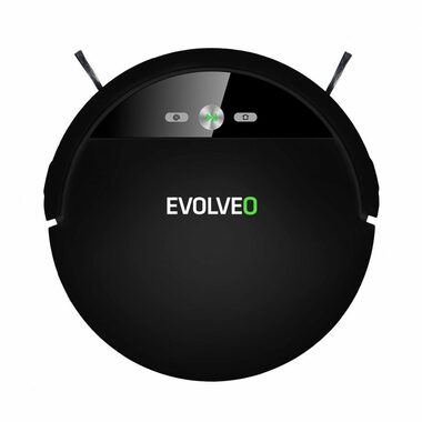 Evolveo RoboTrex H6 čierna / robotický vysávač / 2600 mAh / 62 db / HEPA / stieranie vodou / stanica / ovládač