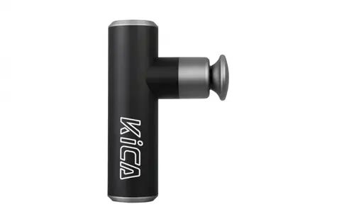KiCA Mini 2 masážna pištoľ čierna / 4 úrovne intenzity / 3 výmenné hlavice / USB-C 