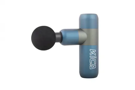 KiCA K2 masážna pištoľ modrá / 3 režimy / 4 výmenné hlavice / USB-C  