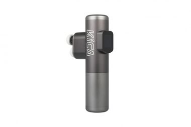 KiCA Pre masážne pištole šedá / 2 masážne hlavice / 3 režimy / 3 výmenné hlavice / USB-C 