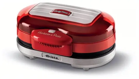 Ariete 205-00 Party Time červená / Gril na hamburgery / 1200W 