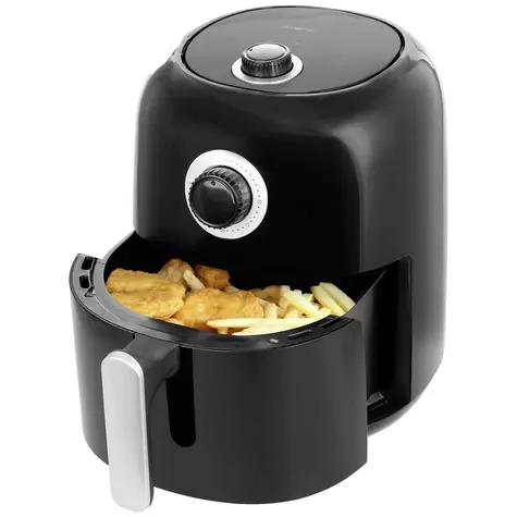 Emerio AF-125770 čierna / Teplovzdušná fritéza / 1450 W / 3.4 l / dopredaj