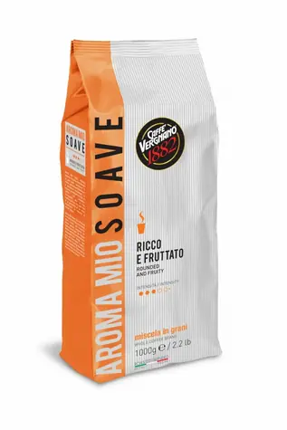 Vergnano Aroma Mio Soave 1 kg / Zrnková káva / 50% Arabica & 50% Robusta / dopredaj