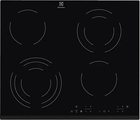 Electrolux EHF6343FOK čierna / Indukčná varná doska / 4 platne 
