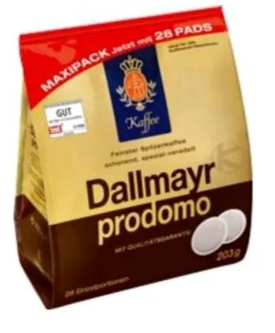 Dallmayr Prodomo Senseo pody 28 ks / Pody Senseo / 100% Arabica / dopredaj