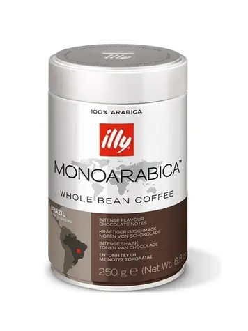 Illy Monoarabica Brazil 250 g / Zrnková káva / 100% Arabica / Plechovka / dopredaj