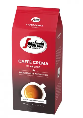 Segafredo Caffé Crema Classico 1 kg / Zrnková káva / 50% Arabica & 50% Robusta / dopredaj
