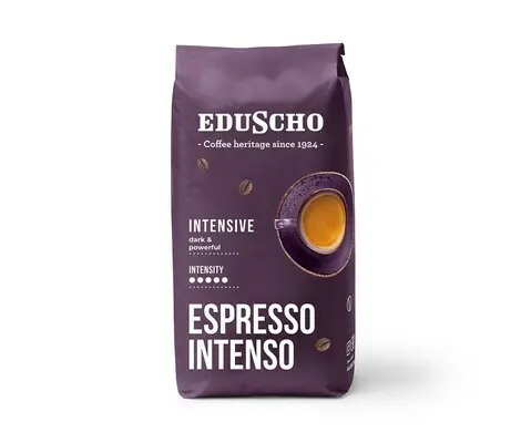 Eduscho Espresso INTENSO 1 kg / Zrnková káva / 40% Arabica & 60% Robusta / dopredaj
