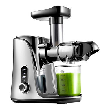 AMZCHEF 3001-GA sivá / Pomalý odšťavovač / 150W / 90 až 110 RPM