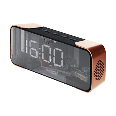 Adler AD 1190cr medená / Rádiobudík / FM / Bluetooth 5.0 / SD / USB / AUX