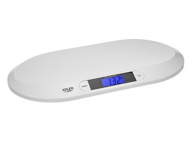 Adler AD 8139 biela / Detská váha / do 20 kg / LCD