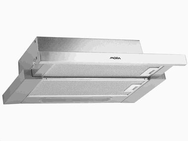 Mora OT 651 X strieborná / Digestor / 57 dBA / 304 m3/h 
