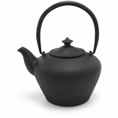 Bredemeijer Chengdu Kanvička na čaj čierna / 1 l / liatina / čajové sitko 