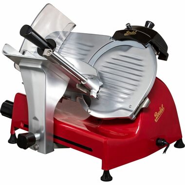 Berkel Pro Line XS25 Red / Samospádový krájač / 320 W / priemer noža 250 mm / 0-14 mm / červená