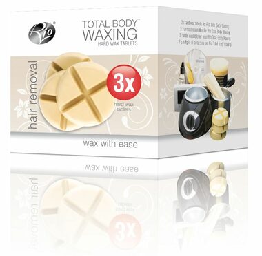 RIO Hard Wax / Sada príslušenstva pre CWAX / 3 voskové tablety