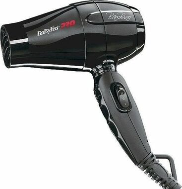 Babyliss BAB5510E čierna / Fén na vlasy / 1200W / 3 teploty / 2 rýchlosti / difuzér
