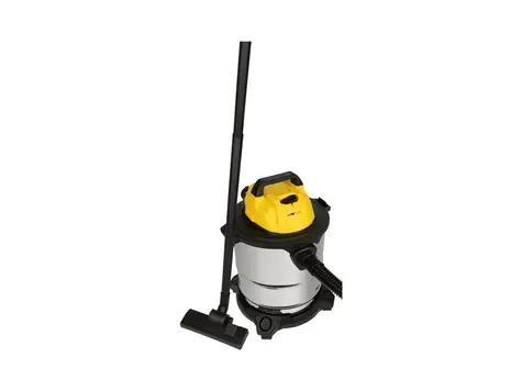 Clatronic BS 1313 strieborná / Viacúčelový vysávač / 1200W / 20L / suché & mokré vysávanie / fúkanie
