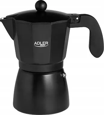 Adler AD 4421 Moka kanvička na 6 šálok 320 ml čierna