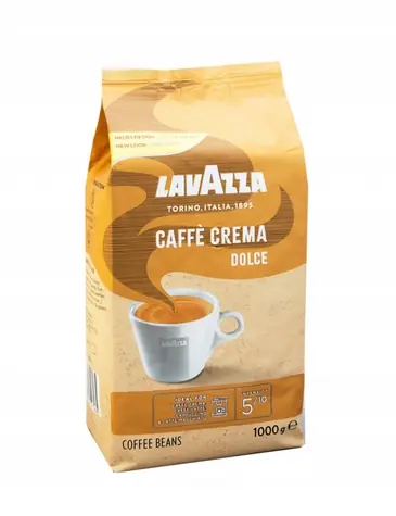 Lavazza Caffé Crema Dolce 1 kg / Zrnková káva / 80% Arabica & 20% Robusta / dopredaj