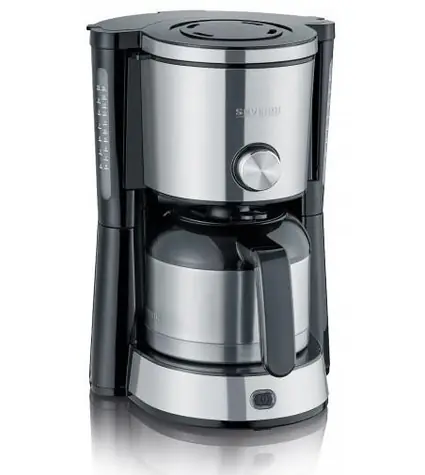 Severin KA 4845 strieborná / Kávovar na prekvapkávanú kávu / 1000W / 1.0l  