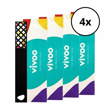 Vivoo Testovací prúžok 4ks čierna / 9 testovaných parametrov