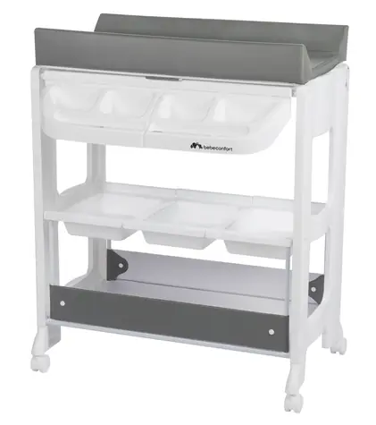 BEBECONFORT Prebaľovací pult s vaničkou Rosie Mineral Grey