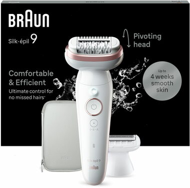 Braun SE9-030 Silk épil 9 ružová / Epilátor / 40 pinziet