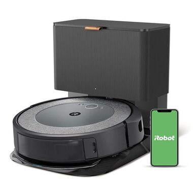 iRobot Roomba Combo i5+ sivá / Robotický vysávač / WiFi / BT / vysávanie & mopovanie / čistiaca stanica /1850 mAh