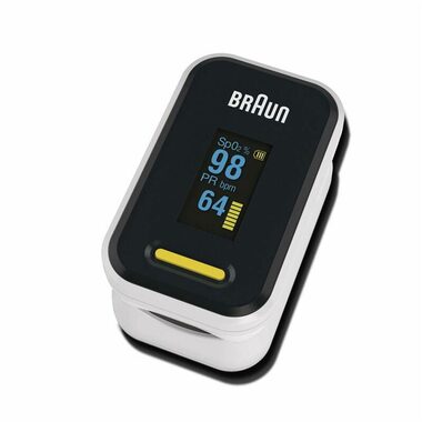 Braun 1 YK-81CEU / pulzný oxymeter / OLED displej / 2x AAA batérie 