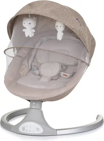 CHIPOLINO Elektrická kolíska Nest Macadamia / od 0 - 6 mesiacov / do 9 kg