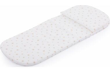 CHIPOLINO Matrac do kočíka Beige stars