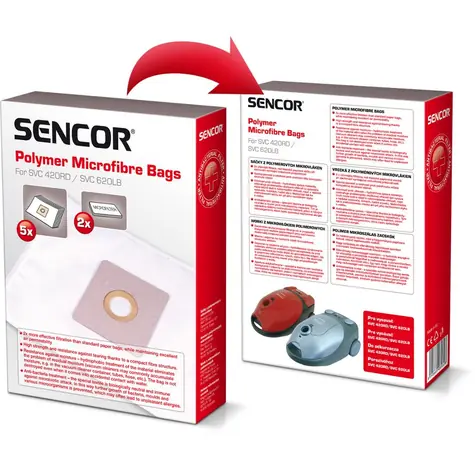 Sencor SVC 420/620 Vrecko do vysávača (5ks) / Pre vysávače SVC 420/620