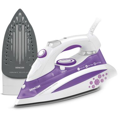 Sencor SSI 8441VT fialová / Naparovacia žehlička / 2200 W / 380 ml