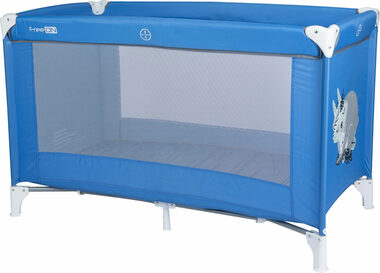 FreeON Postieľka cestovná Love Zajačik modrá / 0 - 3 rokov / do 14 kg