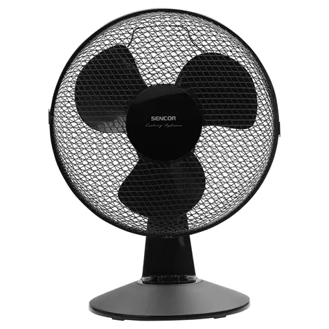 Sencor SFE 3011BK čierna / Stolný ventilátor / 35 W / 3 rýchlosti / Priemer: 30 cm