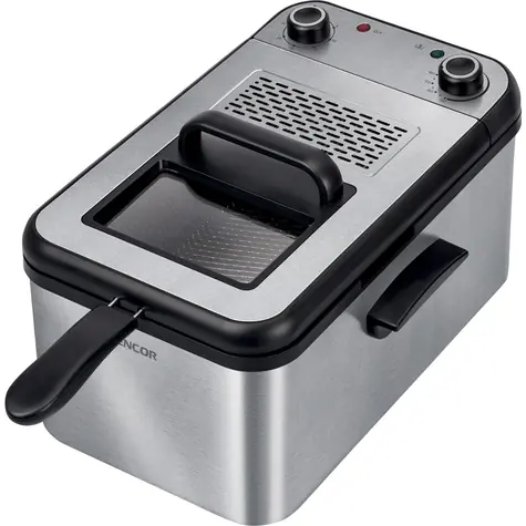 Sencor SFR 7200SS strieborná / Fritéza / 2200W / 3.2L / 130 - 190°C