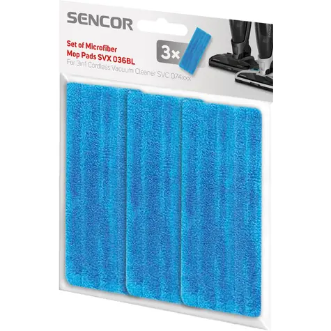 Sencor SVX 036BL Sada 3ks mopov pre Sencor SVC 074x