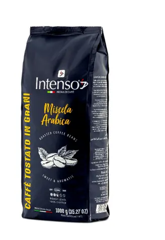 INTENSO Arabica 1 kg / Zrnková káva / 100% Arabica 