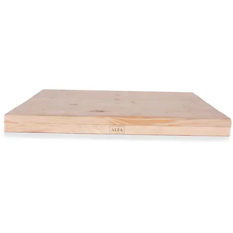 Alfa Forni Doska na prípravu pizze 50x48 cm / 18mm / jedľové drevo 